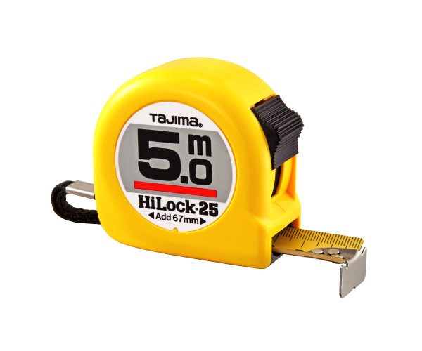 Red Tajima H1630MW Class 1Hi Lock Measuring Tape 3 m x 16 mm 